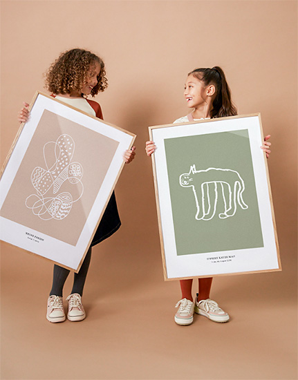 TINY ART Prints | turn your kid’s drawing into an artprint